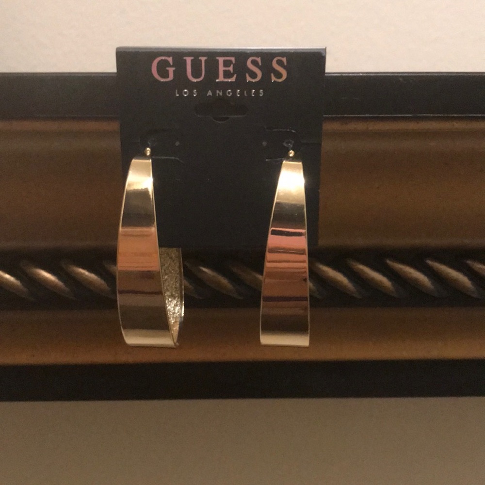 Guess hoop earrings